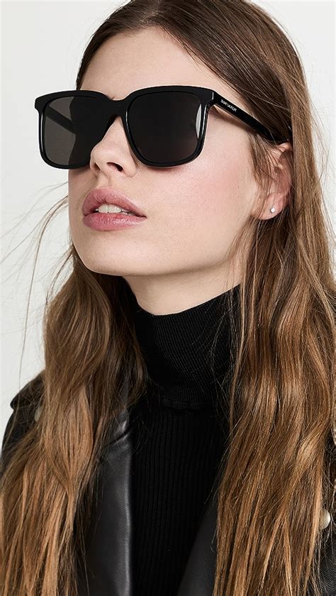 saint laurent oversized square sunglasses|saint laurent sunglasses nordstrom.